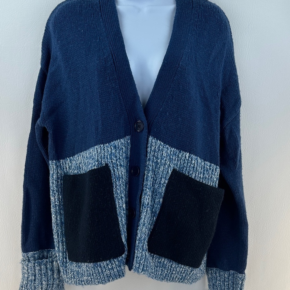 NWT COS Color-block Chunky Knit Cardigan
